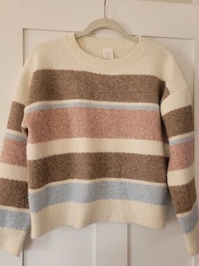 Frey Striped Crewneck Sweater